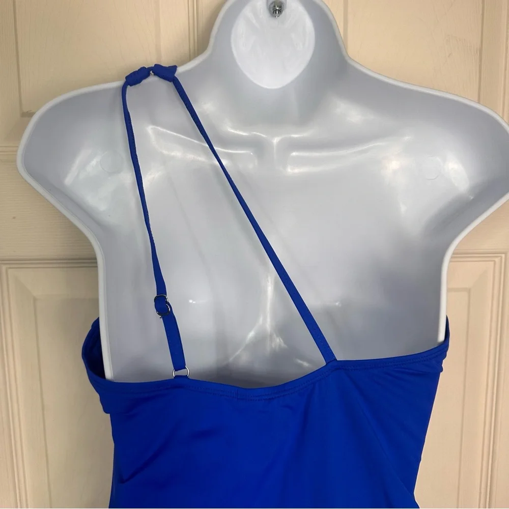 Holipick 1 Piece Swimsuit One Shoulder Ruched Size‎ Large